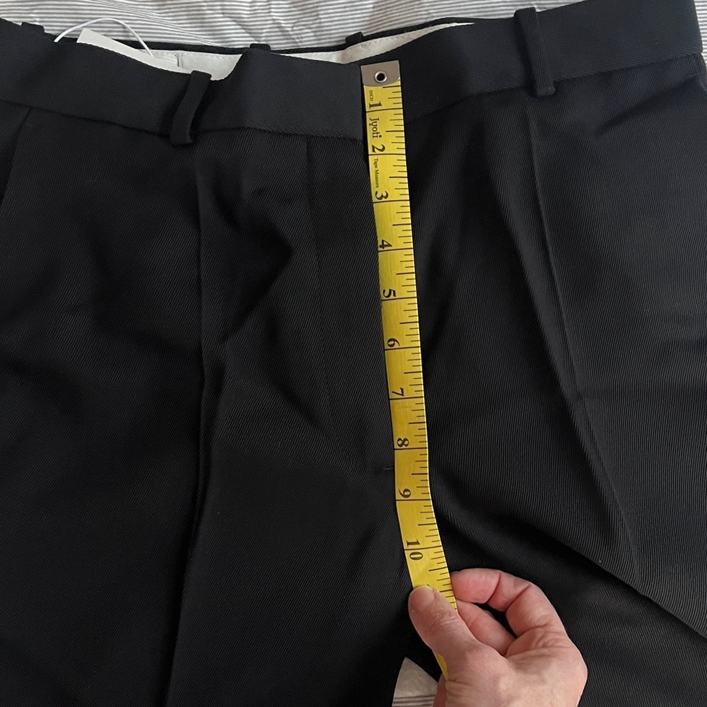 Women's Black Tailored Flare Pants - Picture 6 of 7